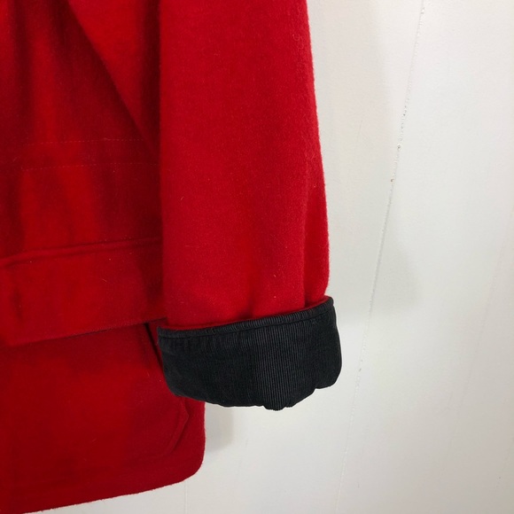 Vintage Woolrich Wool Duffle Coat Sz L - Picture 3 of 16